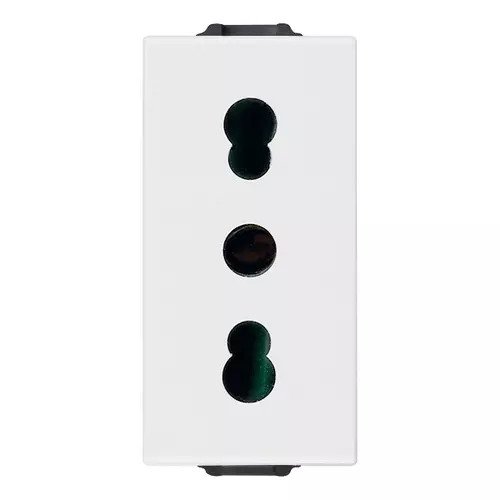 2P+E 16A P17/11 outlet white