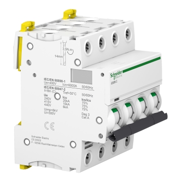 ACTI9 IC60N C CURVE 40A MINIATURE CIRCUIT BREAKER