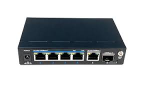 GIGABIT ETHERNET pOE SWITCH 4-port poe+1 Port UP