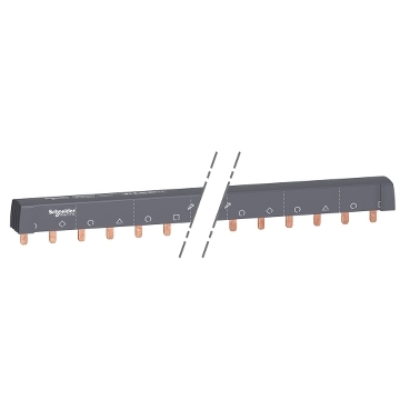 Acti9 - comb busbar - 3L+N balanced - 18 mm pitch - 24 modules - 100 A
