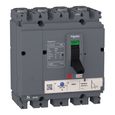 Automat CVS250B 4P TM250D 25kA