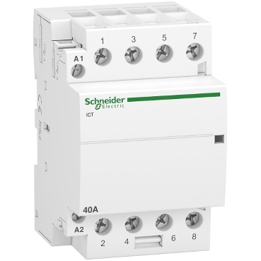 Acti9, Contactor iCT - 4 poles - 4 NO - 40 A - 220..240 V AC
