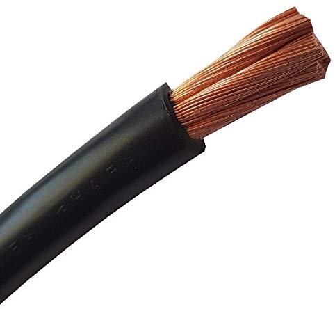 Black with PVC insulation