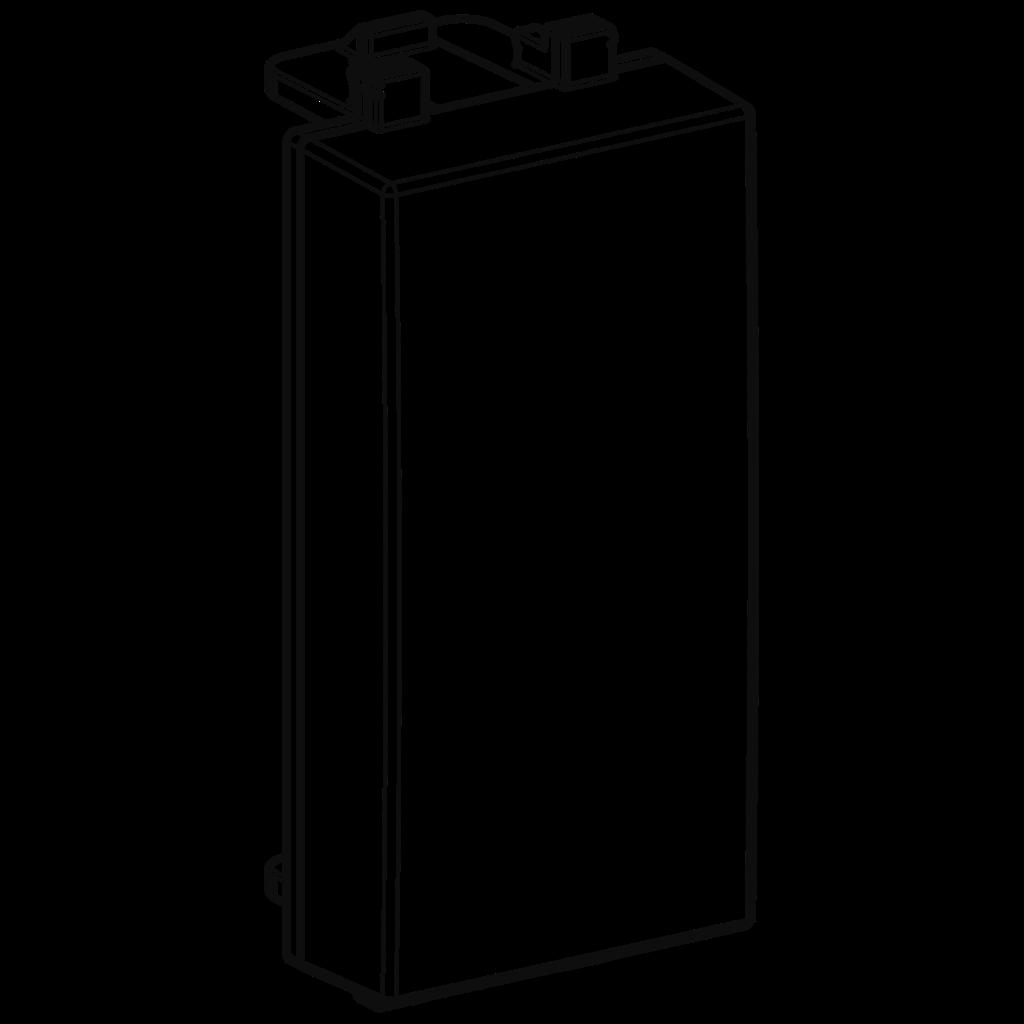 Blank insert – central pre-cut in rear side to facilitate any holes – 1 module
