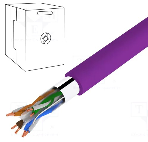 CAT 6 F-UTP INSTALLATION CABLE 250M AWG 23/1 305M