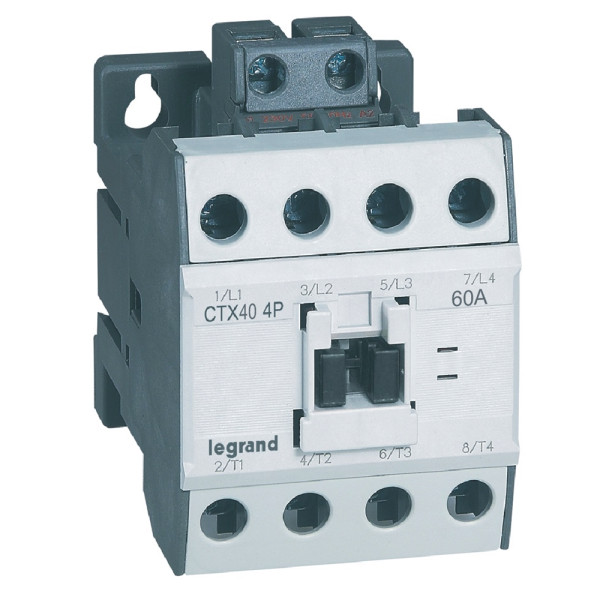 CTX Power Contactor Contactor 4P 60A AC1 230V AC Screw Terminals T11
