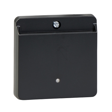 Central plate, Merten System M, for Hotel keycard holder, anthracite