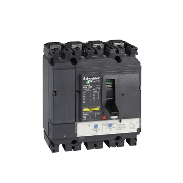 Circuit breaker, ComPact NSX160B, 25kA/415VAC, TMD trip unit 160A, 4 poles 4d
