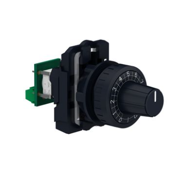 Complete potentiometer, Harmony XB5, plastic, 22mm, 10K