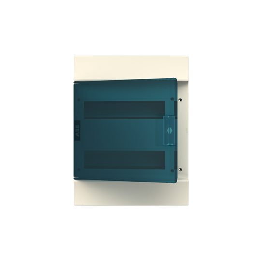 Consumer unit, IP 41, 2x12 -modules with transparent door