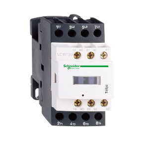 Contactor, TeSys Deca, 4P(4 NO), AC-1, 0 to 440V, 25A, 110VAC 50/60Hz coil
