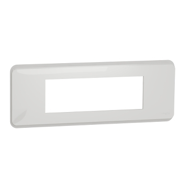 Cover frame, Unica Pro, 1 gang, white