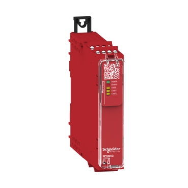 Estop or guard connected to supply terminals 24 V no inputs spring