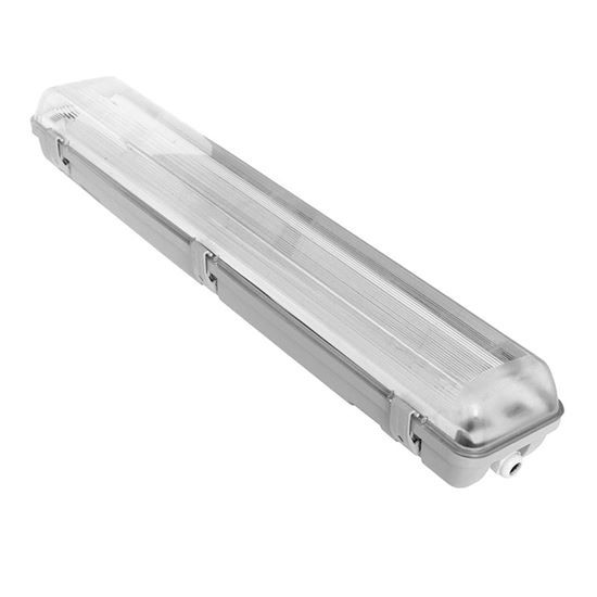 FIXTURE FOR LED TUBES 1500MM 2X58W IP65