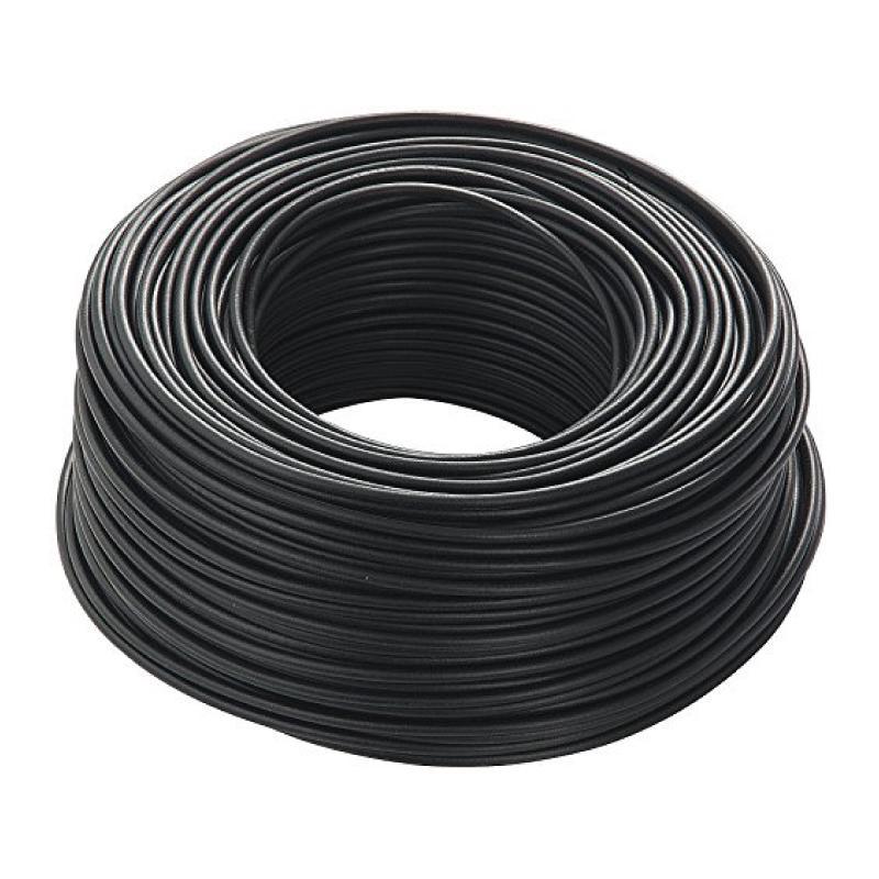 (Tel) Përcjellës elektrik i zi1X6mm2 450/750V NE FS17 B