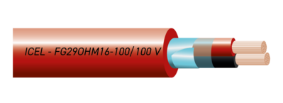 KABELL ZJARRI 2X1 FG29OHM16
