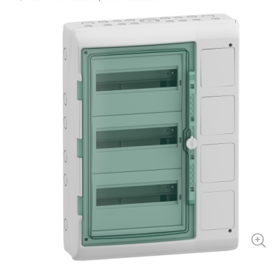 Kaedra - for modular device with interface - 3x12 modules - 1+1 terminal blocks