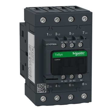 Kontaktor 4P 80A AC1 220VAC  50/60Hz