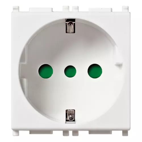 [14209] 2P+E 16A P30 outlet white
