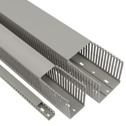[ECS4080/1] 40x80 EF1.5X3LG1M-C, Wire Duct (ECS4080), Narrow Slot, 1 1/2"W x 3"H