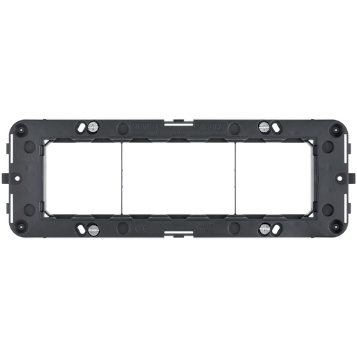 [09617] 7-module mounting frame, with screws, for 6/7-module mounting boxes