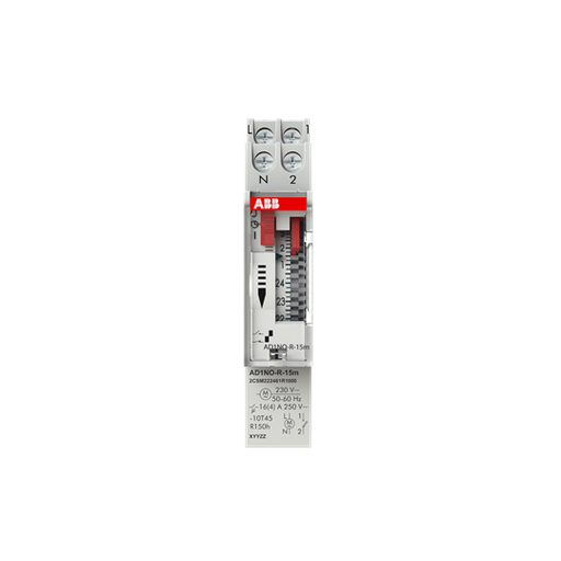 [2CSM222461R1000] Analog time switch, daily proramming, 1 channel NO, 15 minutes switch, with reserve