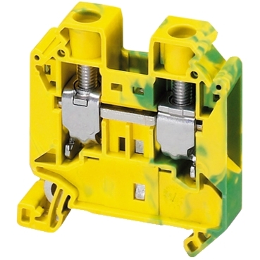[NSYTRV162PE.]  SCREW TERMINAL, PROTECTIVE EARTH, 2 POINTS, 16MM², GREEN-YELLOW