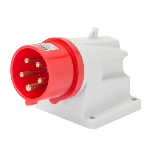 [GW60420] Spine fikse parete IP44 32A 3P+T+N (kuqe) PZ