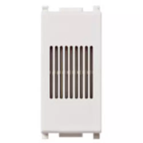 [14378] Buzzer, 230 V~ 50-60 Hz, white