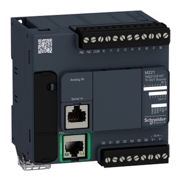 [TM221CE16T] CONTROLLER M221-16IO Tr.PNP Ethernet Com