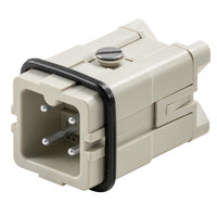 [1498100000] Conn Rectangular M 3 POS Screw ST Cable Mount