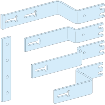 [LVS04474] Connection, PrismaSeT P, for MTZ1/NT, 4P, 1000A,horizontal Fixed