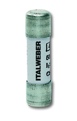 [IW1421002] Cylindrical fuse 10.3 x 38 mm - Type: CH10 - Curve: gG - Current = 2A - Voltage = 500V