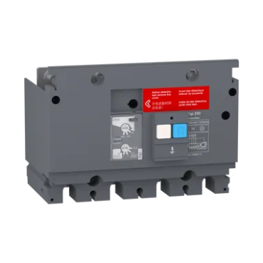 [LV529493] Earth-leakage add-on protection module, EasyPact CVS 250, 200 VAC to 440 VAC, 30 mA to 10 A, 4 poles