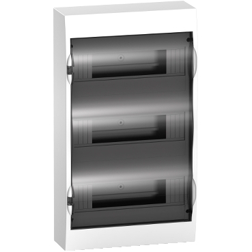 [EZ9E312S2S] Easy9 - surface enclosure 36 modules - smoked door - with E/N term.blocks