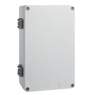 [XAPA4100] Empty control station, Harmony XAP, XB2 SL, plastic, grey, undrilled, 151x241x87mm, with hinges