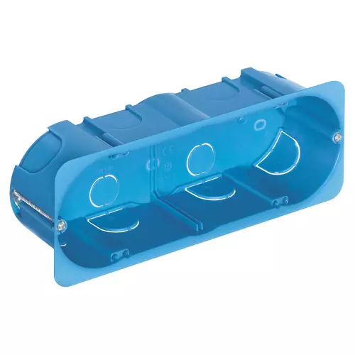 [V71706] Flush-mount box 6-7M f/hollow walls blue