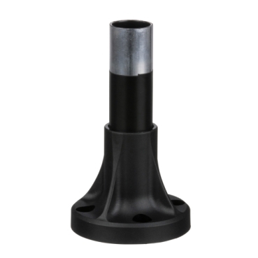 [XVBZ02] Harmony XVB, Fixing base for modular tower lights, plastic, Ø70, 80mm black aluminium support tube + black fixing plate