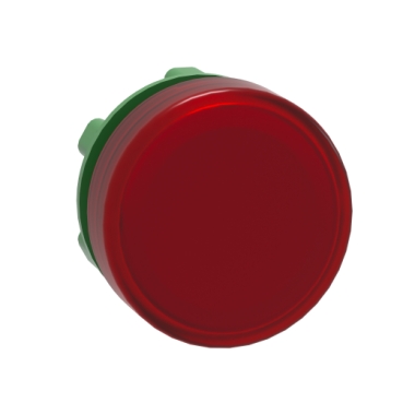 [ZB5AV043] Head for pilot light, Harmony XB5, plastic, red, 22mm, universal LED, plain lens