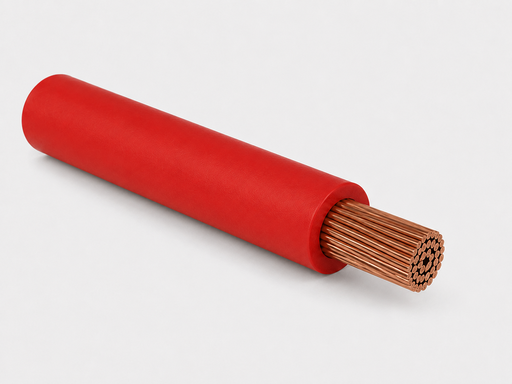 [CAV1X6ROFS17] (Tel) Përcjellës elektrik i kuq 1X6mm2 450/750V RO FS17