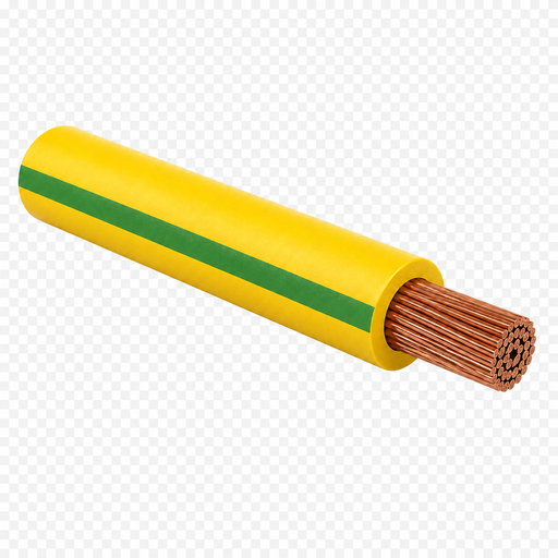 [CAV1X6GVFS17] (Tel) Përcjellës elektrik verdhe/jeshil1X6mm2 450/750V GV FS17