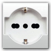 [AVE44109015TS] PRIZE SHUKO UNIVERSALE 2P+E 10/16A DOMUS LIGHT