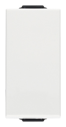 [09001] 1P 16 AX 250 V~ 1-way switch, white. Max 200 W for self-ballasted lamps (IEC 60669-1:2017)